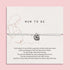mum to be gifts – pregnancy bracelet on sentimental keepsake card