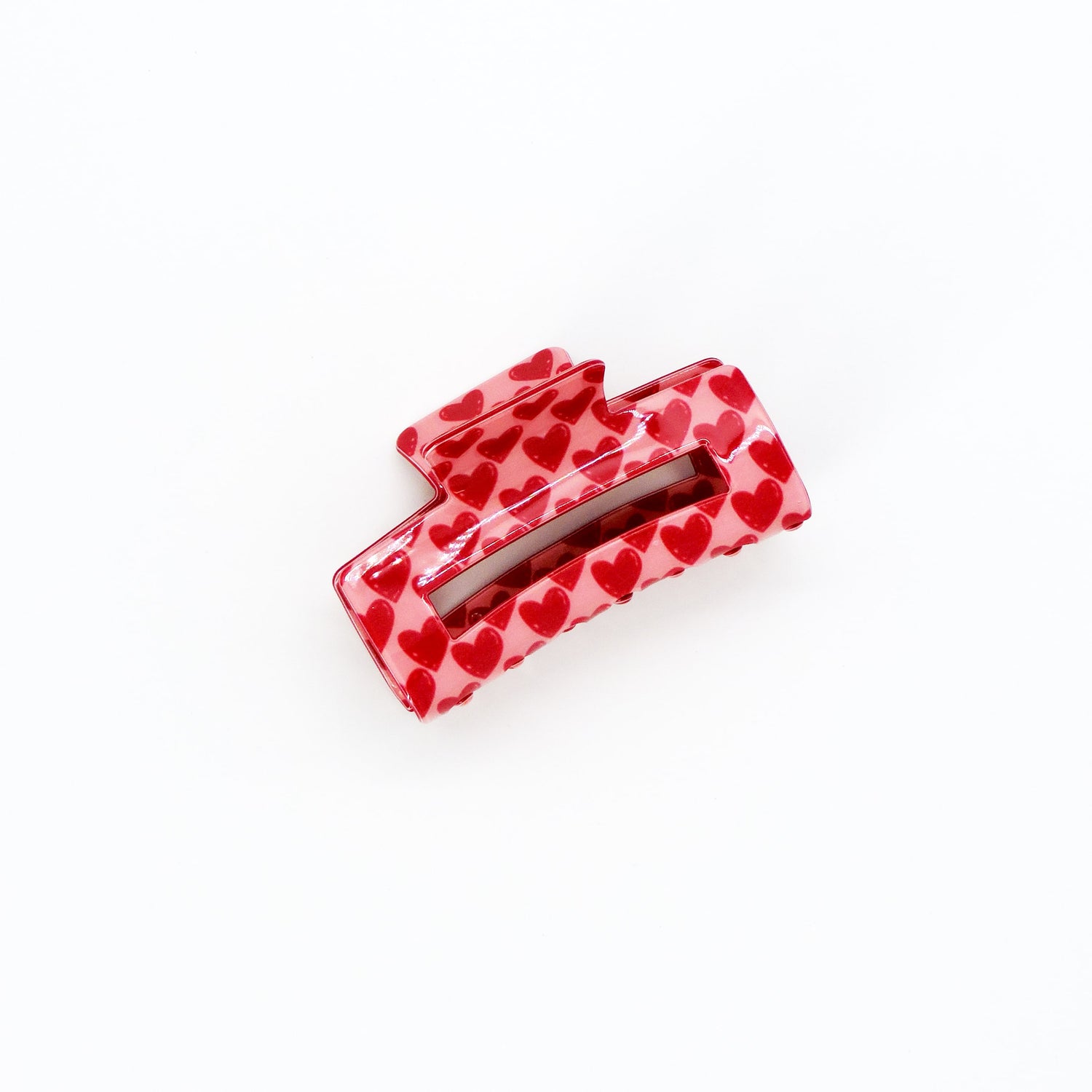 Pink Heart Hair Clip