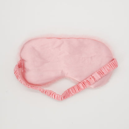 Plush Eye Mask Pink