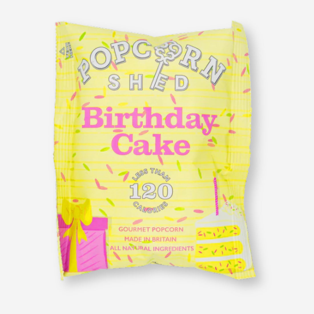 Birthday Cake Popcorn Bonanza, a festive snack featuring popped corn with sugar strands and white chocolate, perfect for celebratory occasions. Vegetarian-friendly ingredients.