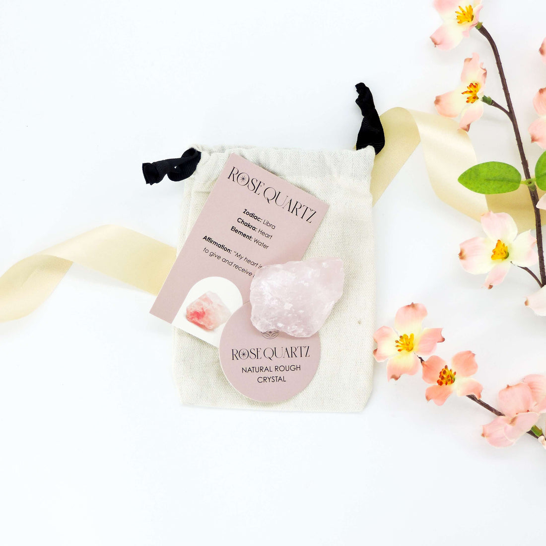 Rose Quartz Crystal close-up, symbolizing love and peace, ideal for meditation and emotional healing. Perfect as a gift for fostering positive energy.