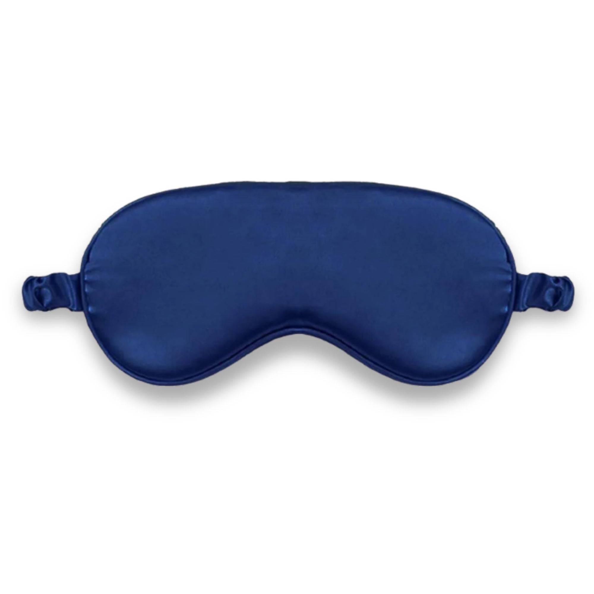 Satin Sleep Mask - Royal Blue featuring smooth satin fabric and ruffled straps, designed for comfort and luxury. Perfect for enhancing any pampering gift.
