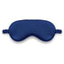 Satin Sleep Mask - Royal Blue featuring smooth satin fabric and ruffled straps, designed for comfort and luxury. Perfect for enhancing any pampering gift.