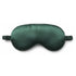 Satin Sleep Mask - Royal Green: Chic satin eye mask with a gold ribbon, perfect for luxurious relaxation and enhancing any pampering gift box.