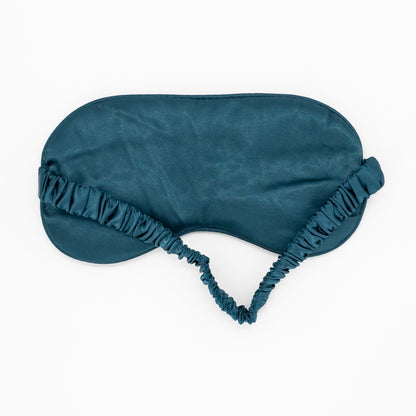 Satin Sleep Mask - Royal Green