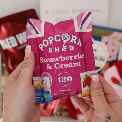 Berry Grateful Box – Selfcare  package with fruity snacks and hydrating skincare
