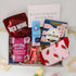 Berry Grateful Box – Selfcare gift with strawberry socks, gourmet popcorn, and skincare treats