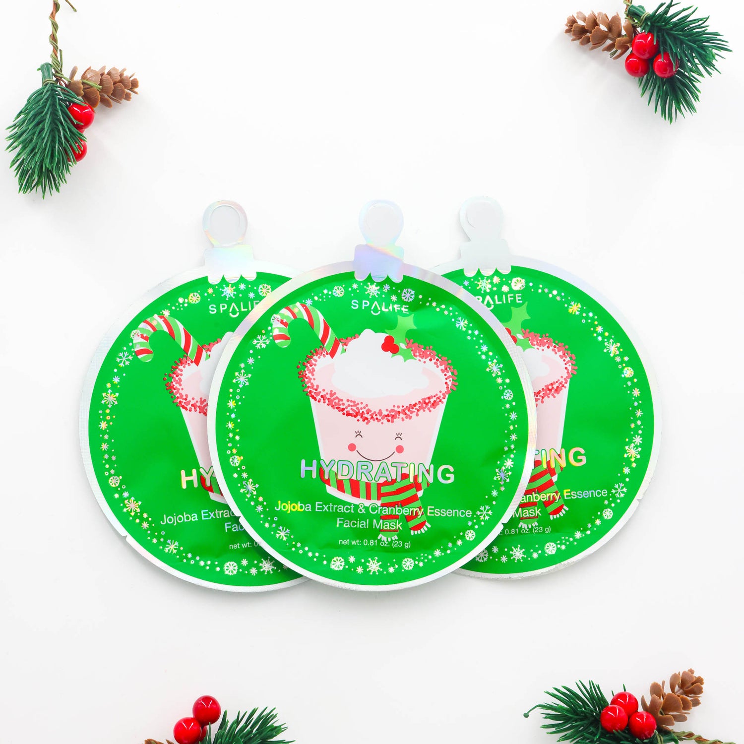 Christmas Gift – Spalife Hydrating Facial Mask with jojoba extract and cranberry essence