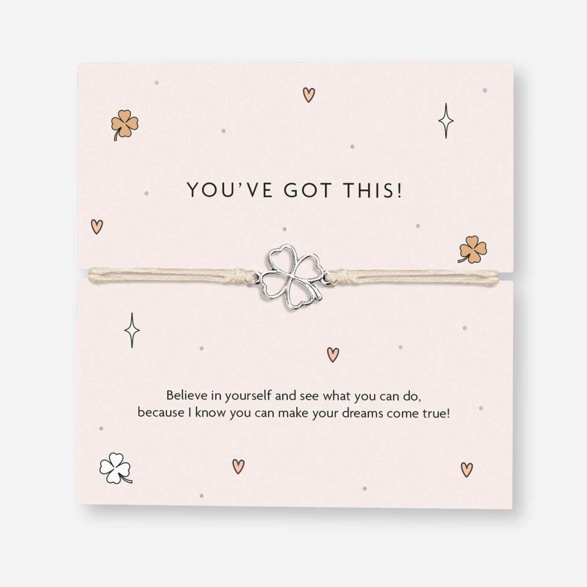 Gifts for Her – You Got This Bracelet meaningful jewellery encouragement gift