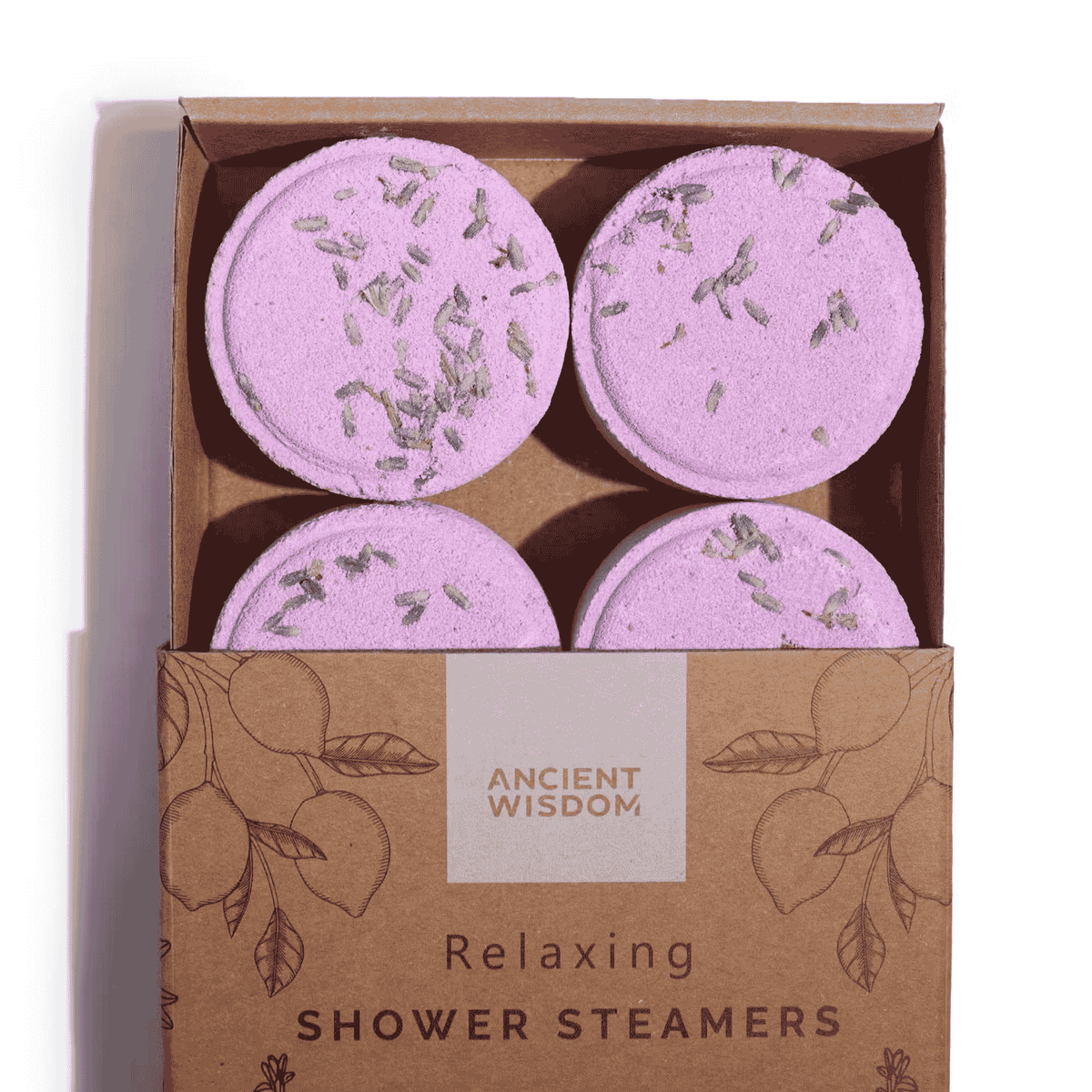 Self care gifts – Relax Zen Shower Steamer 4pk with lavender, lemon and clary sage essential oils