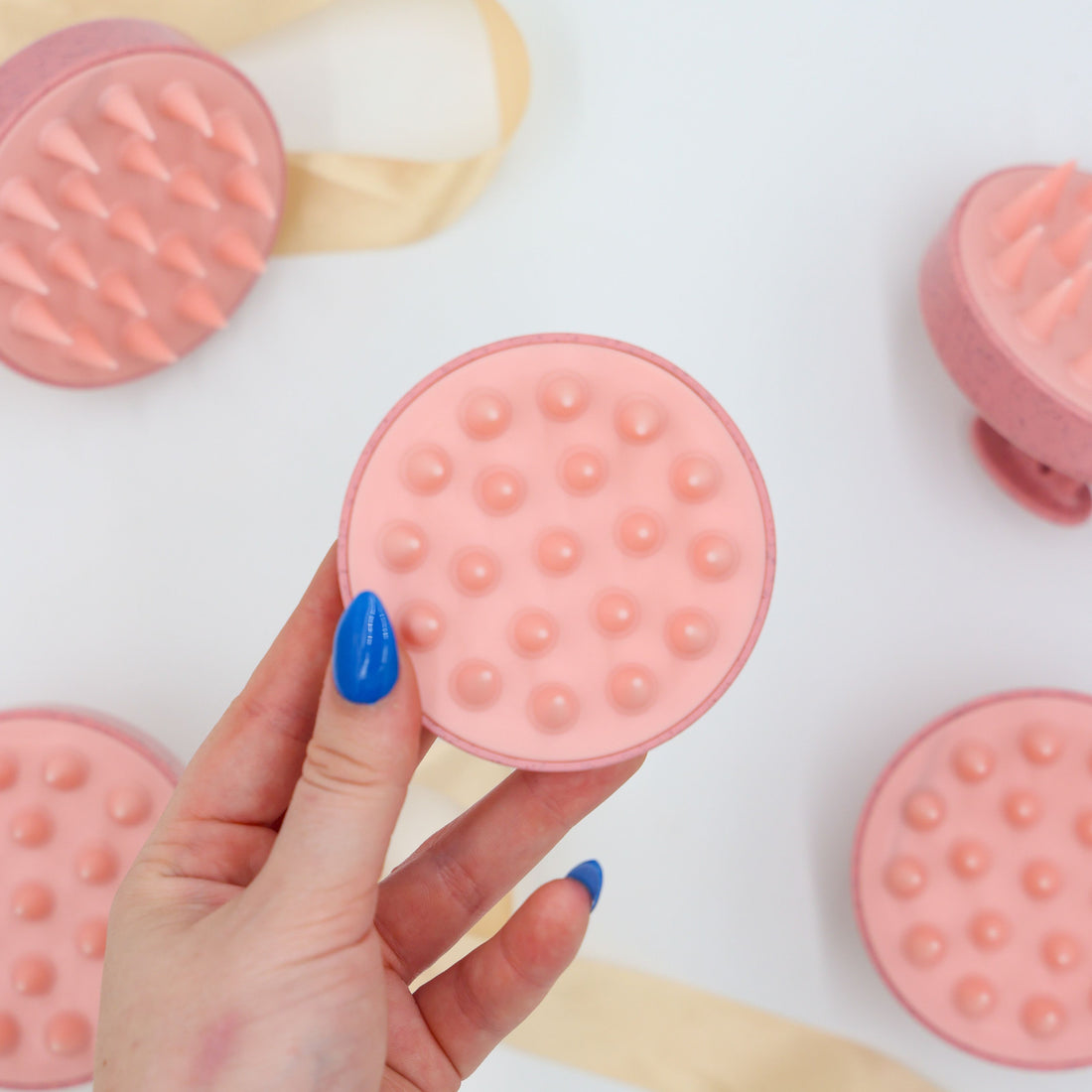 Self care gifts for her – gentle scalp massage brush to refresh hair


