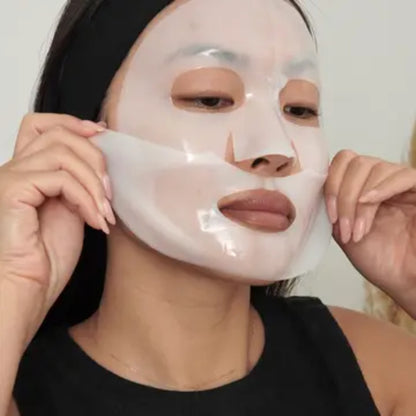 Self care gifts – hydrating glass skin face mask with collagen and niacinamide in luxury packaging