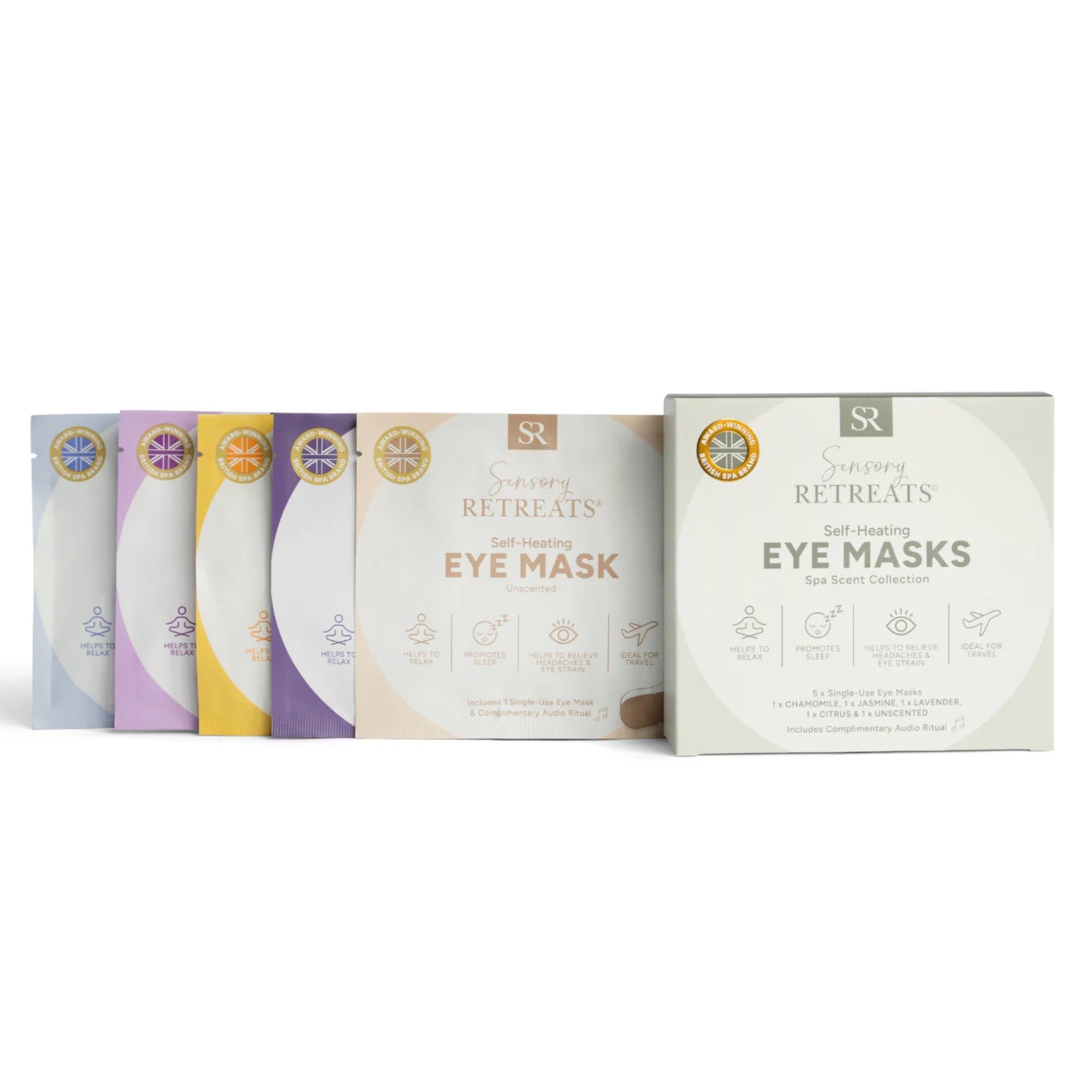 Self care gifts – Sensory Retreats spa scent eye mask collection