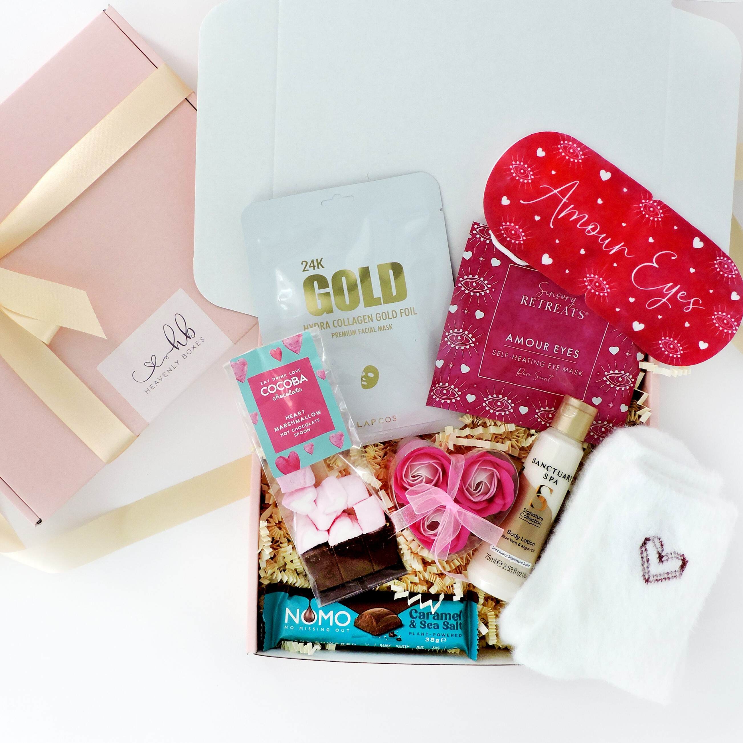 Sending Hugs and Sweet Treats – thank you gifts for women featuring cosy snacks and a thoughtful vibe
