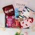 Berry Grateful Thank You Box – thank you gift for her with strawberry socks, popcorn, and skincare treats

