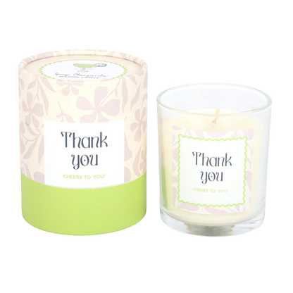 Thank you gift – Thank You scented candle with Spicy Margarita fragrance