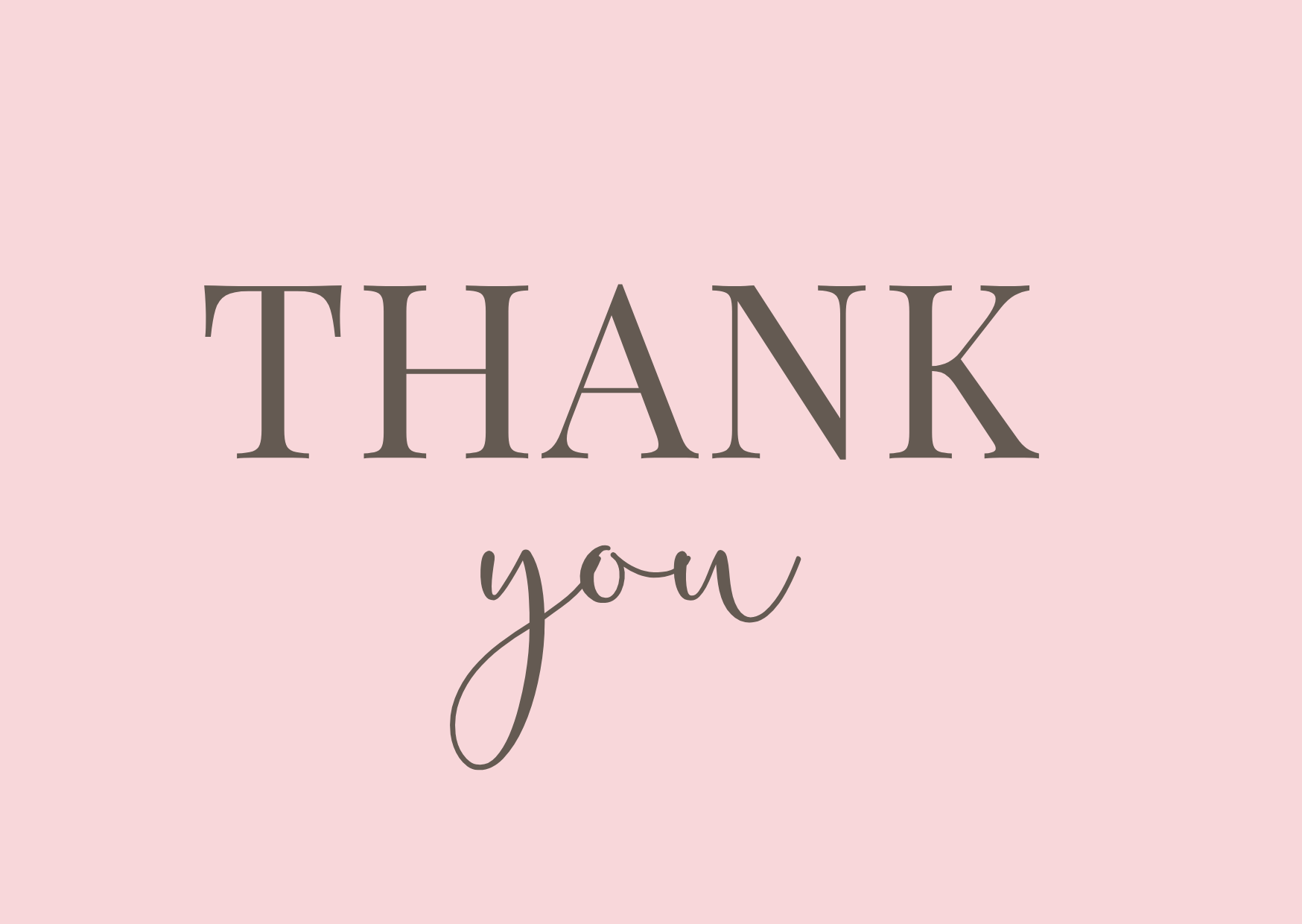 Thank You