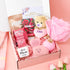 Mother’s Day gift – Mother’s Day Gift Box 2026 with teddy bear, berry popcorn, chocolate and cosy pink socks