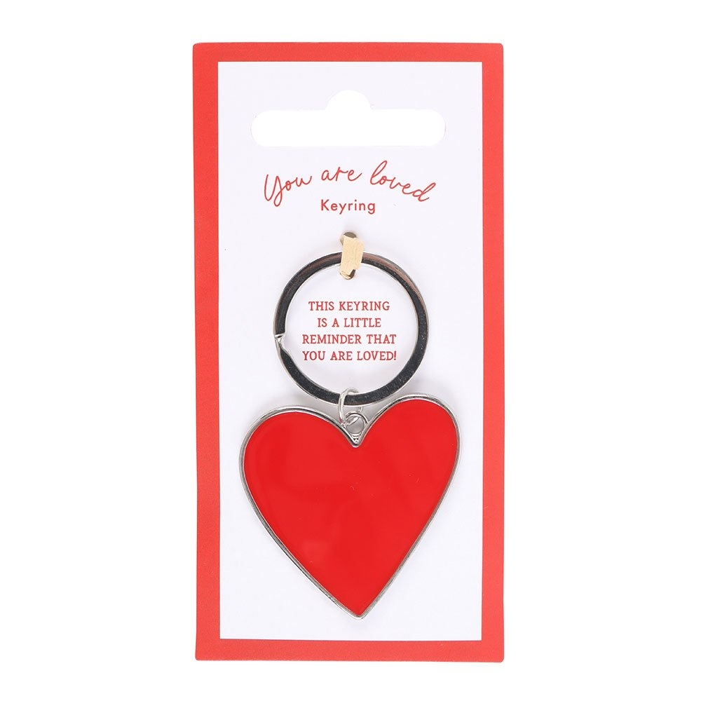 Sweet red heart keyring for Valentine’s Day or Mother’s Day