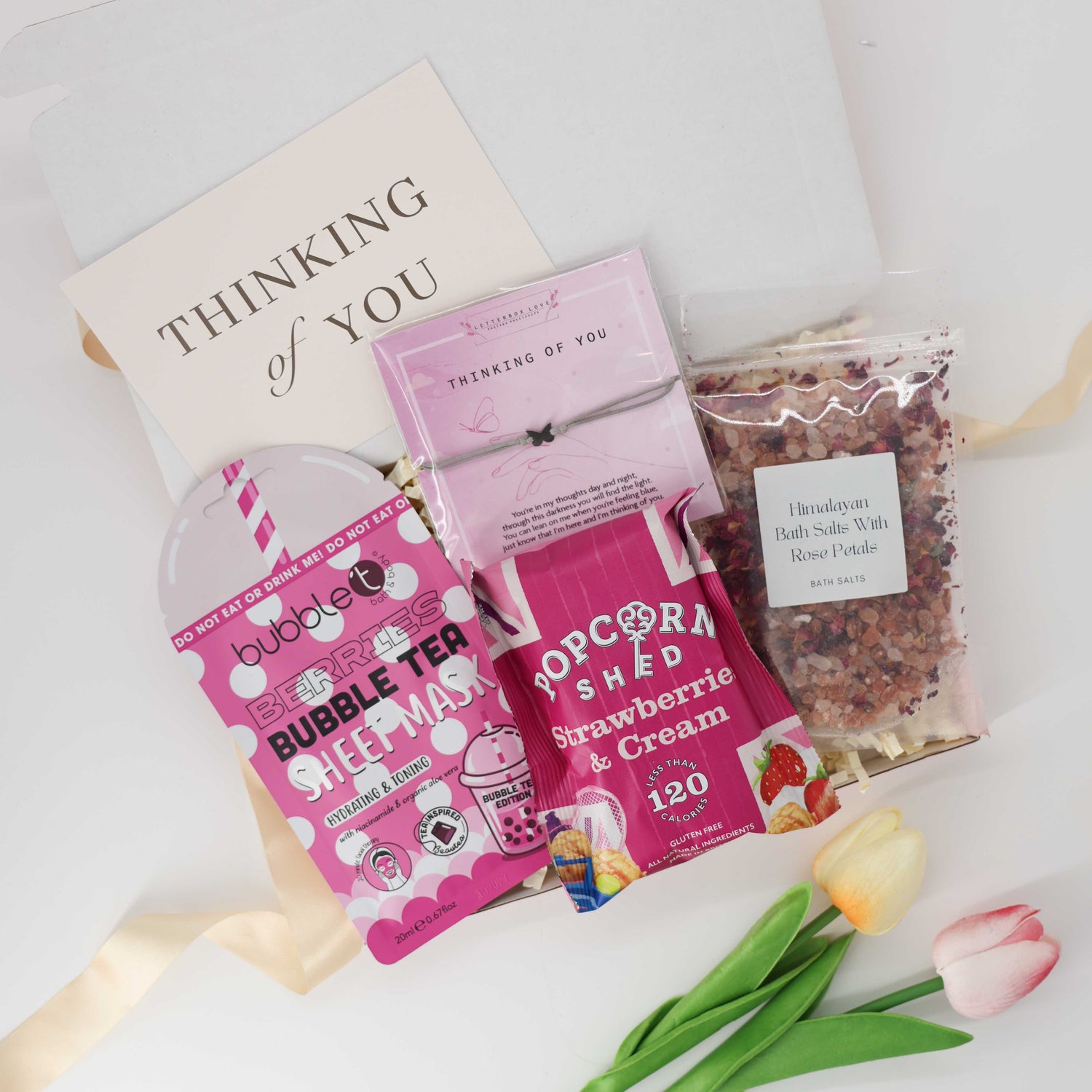 Here for You gift box – thinking of you present with skincare and treats