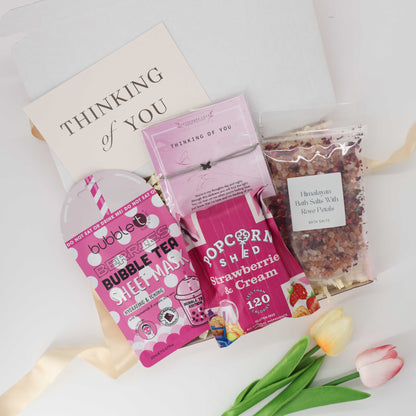 Here for You gift box – thinking of you present with skincare and treats