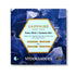 Vitamasques Sapphire Sheet Mask in blue packaging with white text, featuring a blue and gold mask designed to hydrate and soothe the skin.