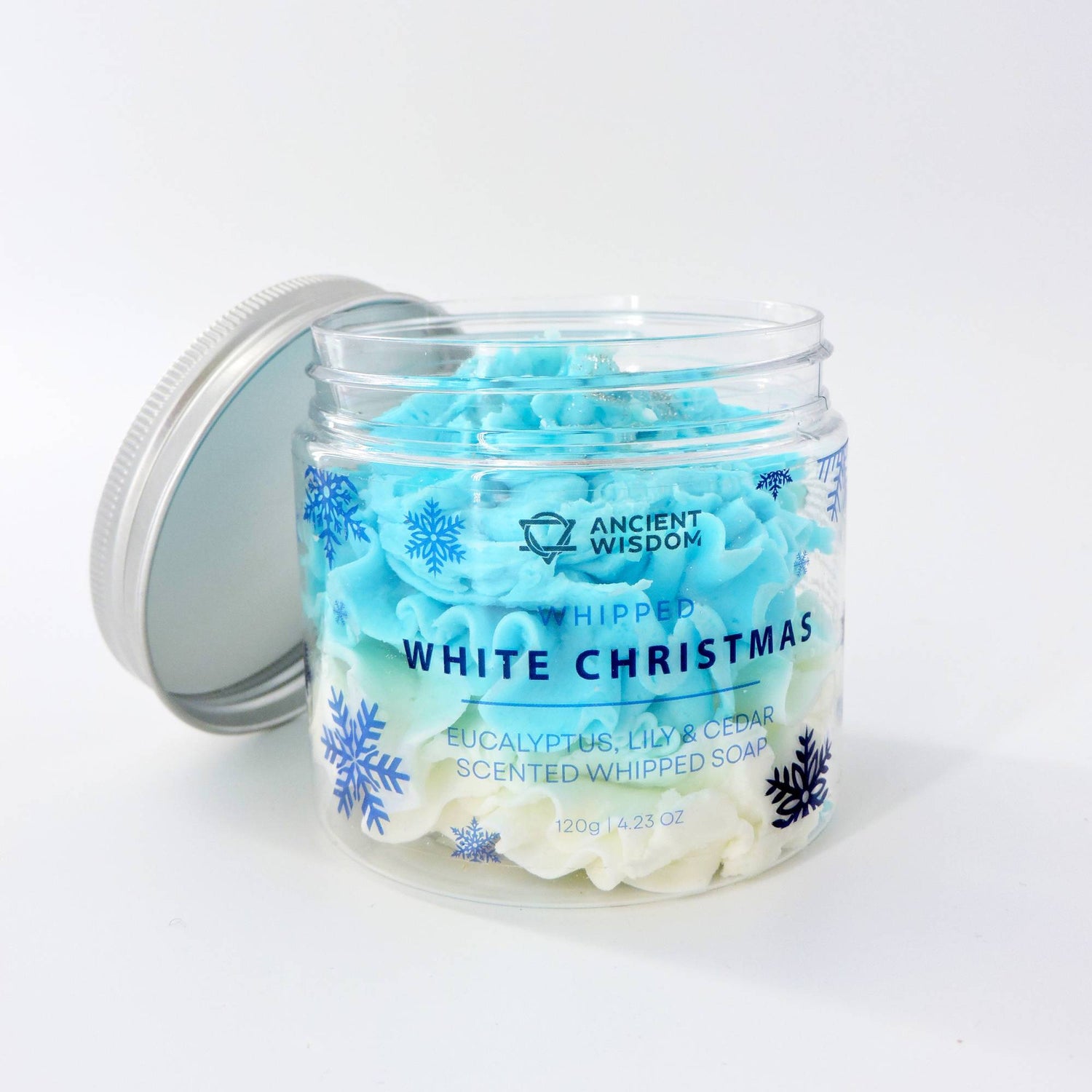 White Christmas Scented Whipped Soap