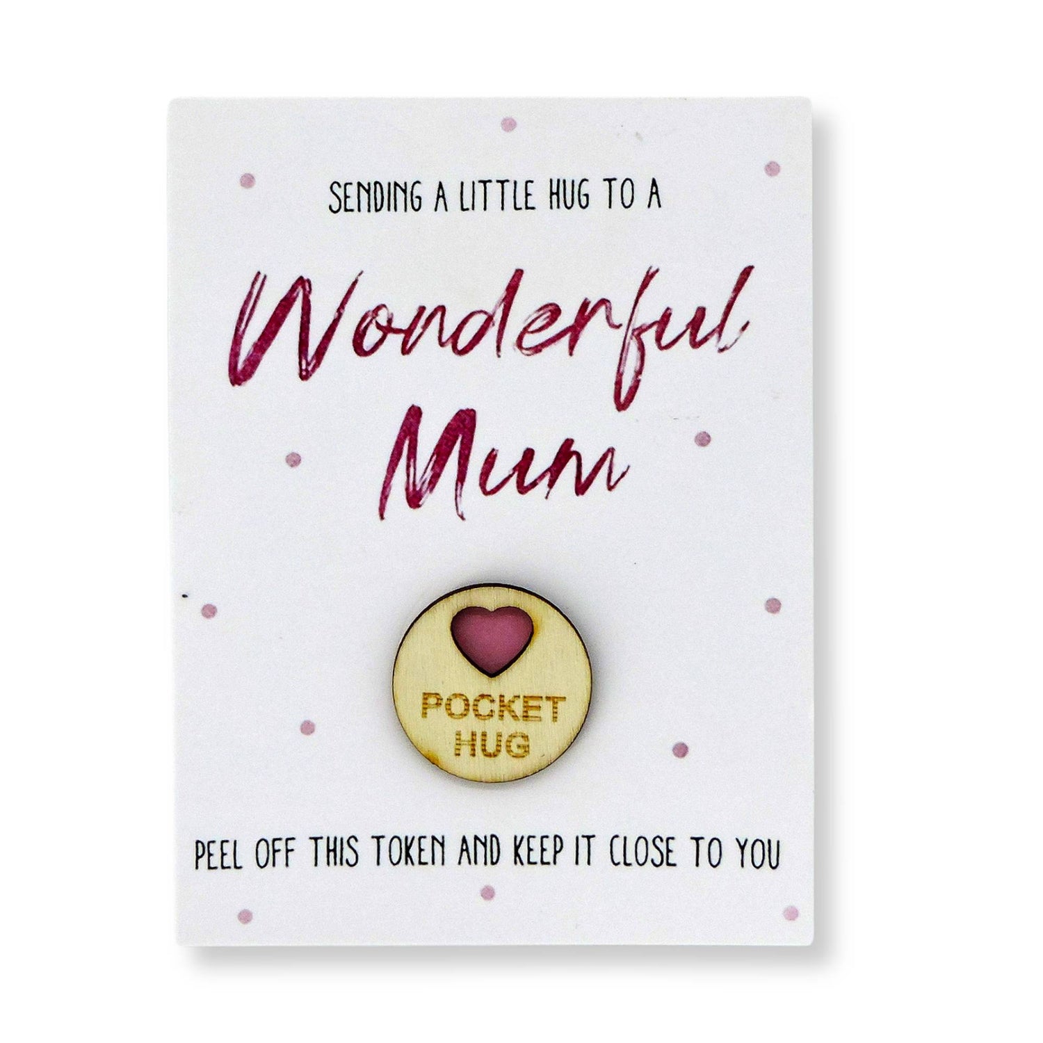 Wonderful Mum Pocket Hug