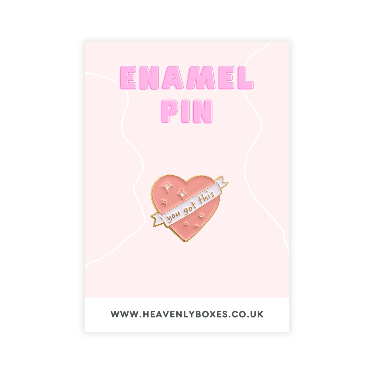 You Got This Heart Pin