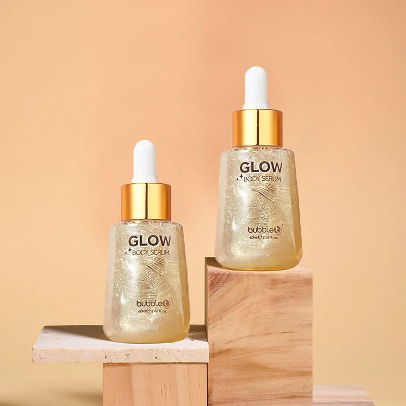 Selfcare gift - Glow Shimmer Body Serum with its hydrating formula that adds a subtle, radiant shimmer to the skin.