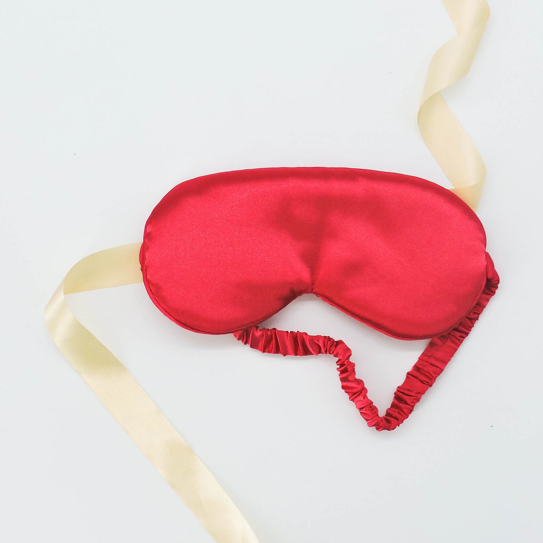 Red Silk Eye Mask – self care gifts for women with luxurious sleep accessories
