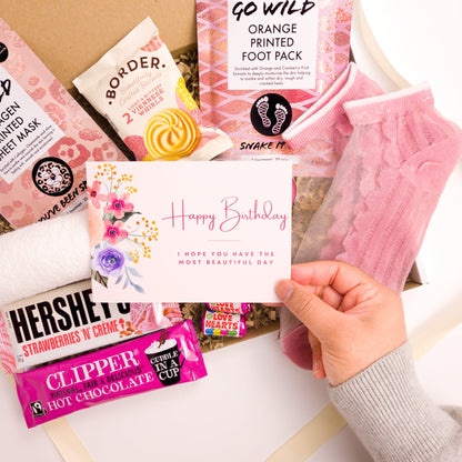 Pink Relaxation Box | Birthday Gift For Her
